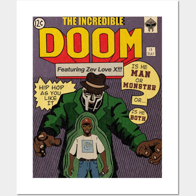 THE INCREDIBLE DOOM Wall Art by RobKingIllustration